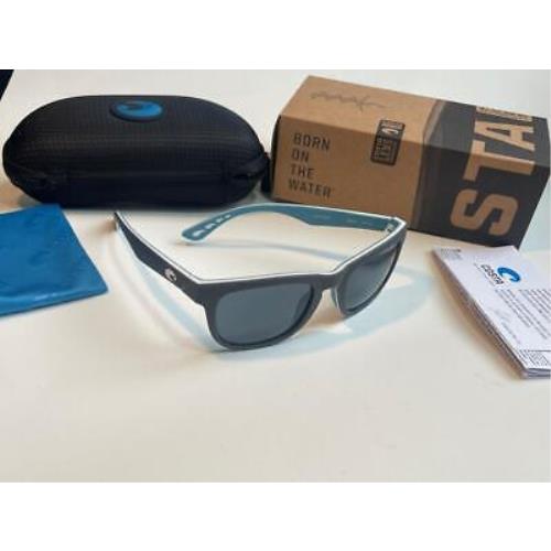 Costa Del Mar Copra Blue Mirror 580P Square Sunglasses COP 102 OBMP  097963547604 - Sunglasses - Jomashop