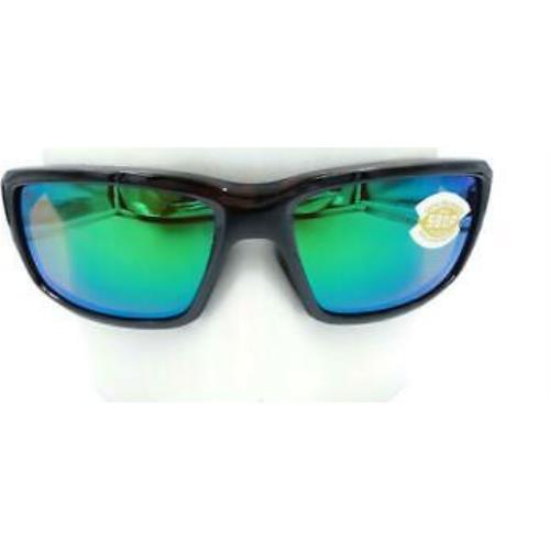 Costa Del Mar Fantail Tortoise Green Mirror 580P Sunglasses TF 10 Ogmp