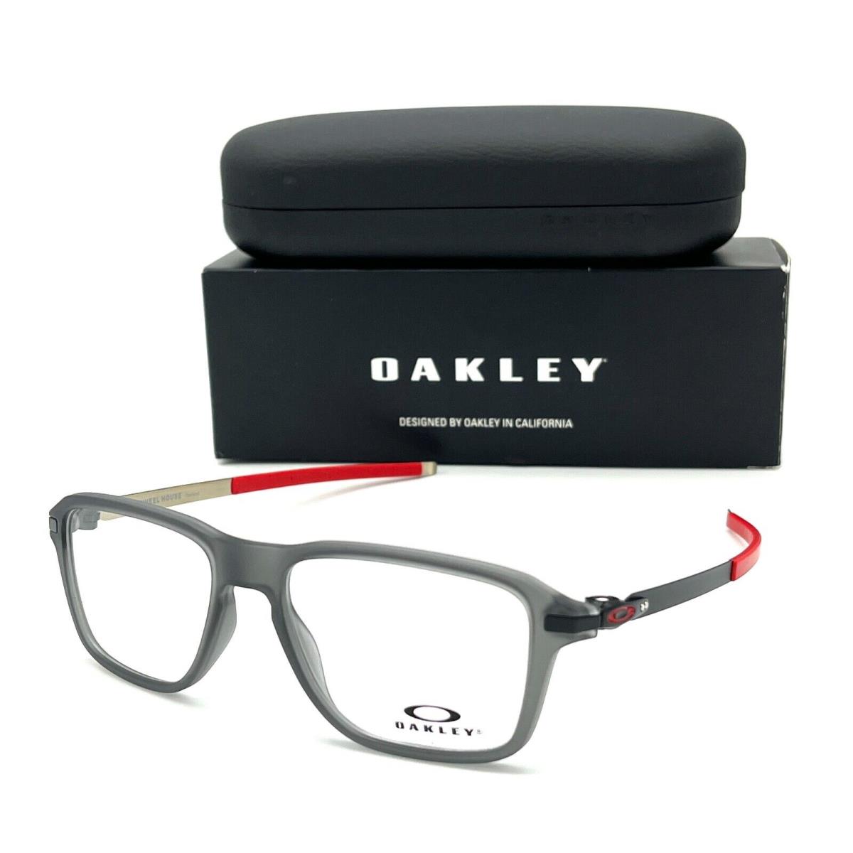 Oakley Wheel House OX8166-0352 Stain Gray Smoke / Demo Lens 52mm Eyeglasses - Frame: Stain Gray Smoke