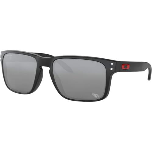Oakley Men`s Arizona Cardinals Holbrook 9102-L0 Prizm Black Sunglasses - Frame: Black, Lens: Black