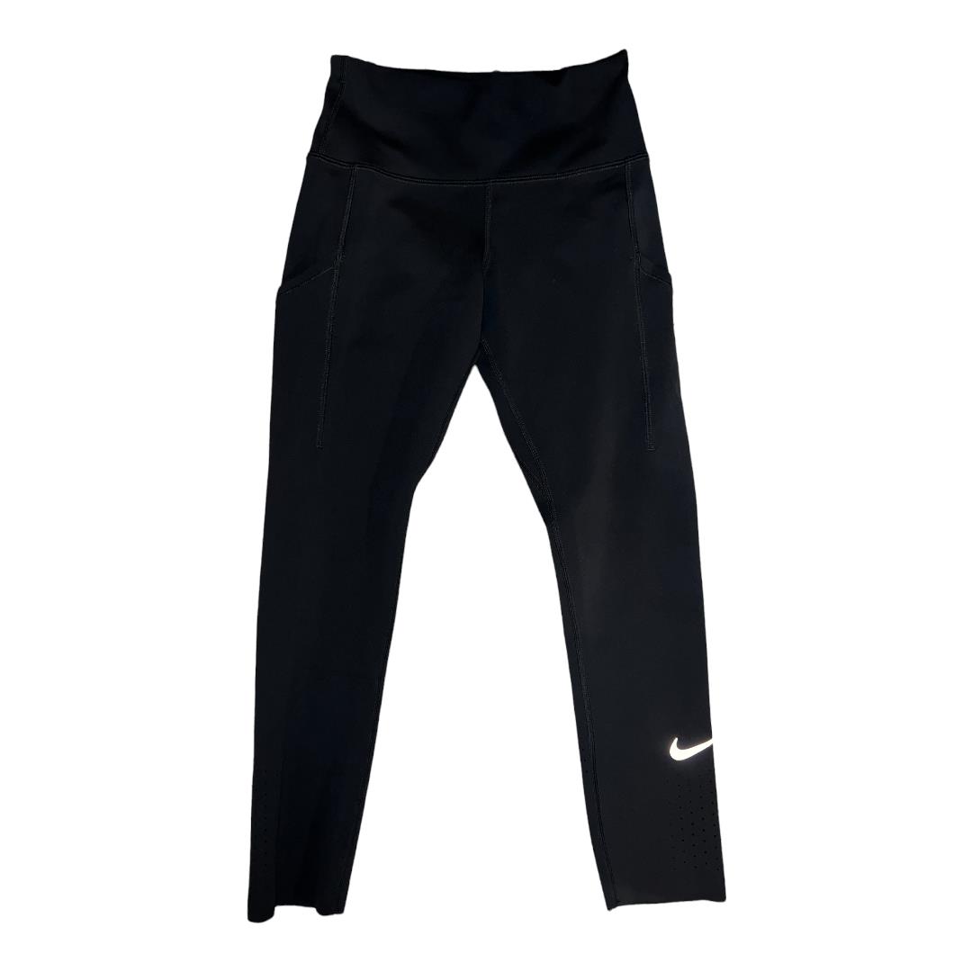 Nike Black Epic Luxe Women`s Mid-rise Crop Pocket Running Leggings XS