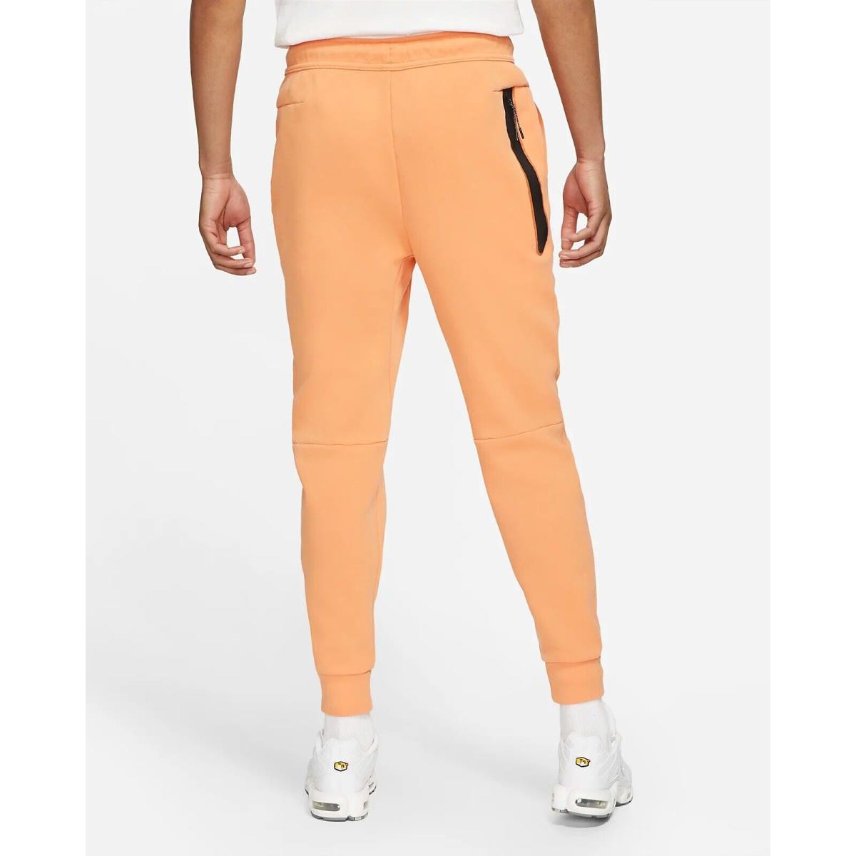 Nike Tech Fleece Washed Jogger Pants CZ9918-835 Faded Orange Men`s Small S
