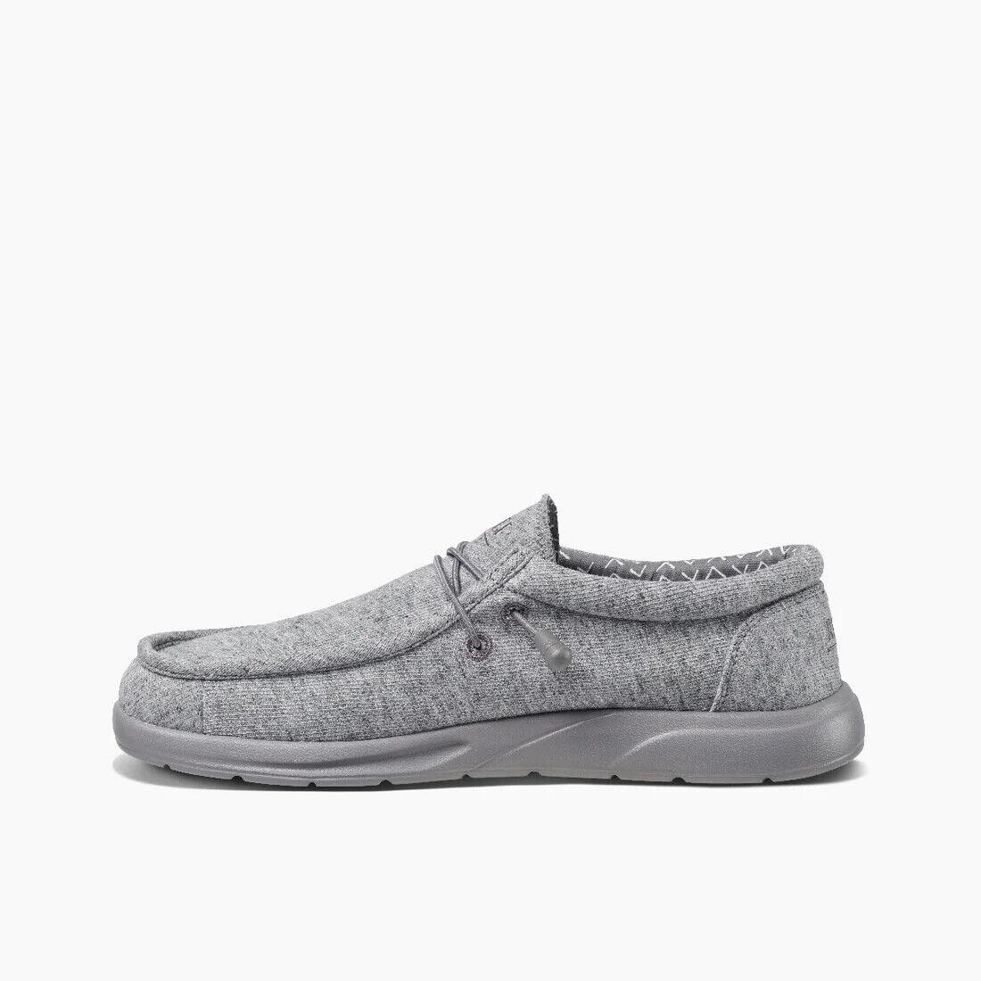 Men Reef Cushion Coast Cotton Knit Upper Casual Shoes CI7016 Light Grey