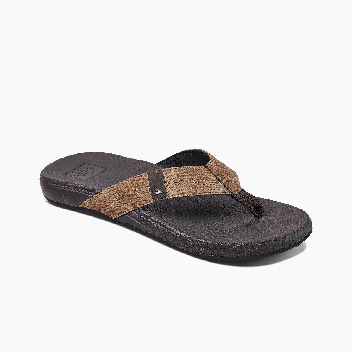 Reef Men`s Cushion Phantom Flip Flop Brown/tan