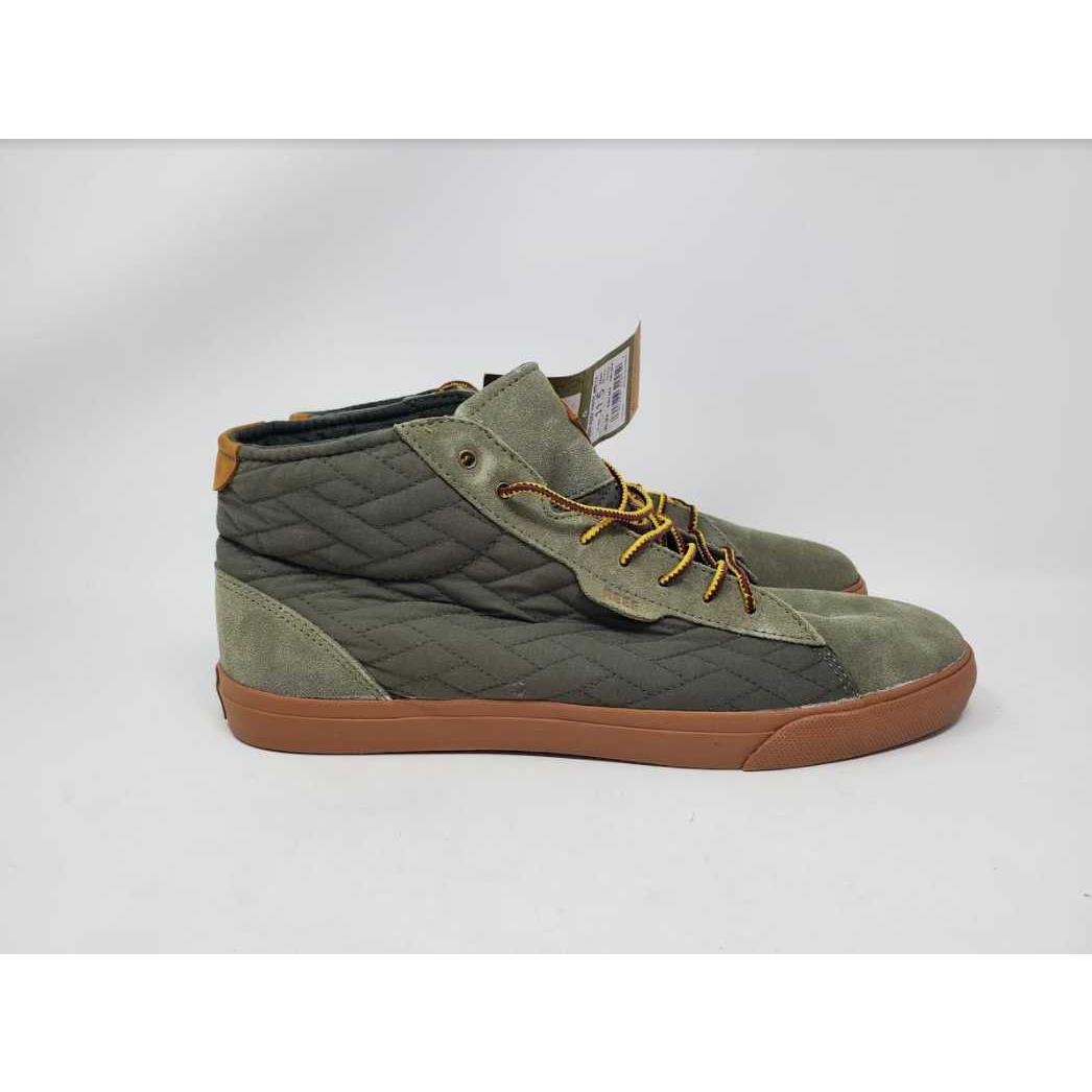 Men`s Reef Ridge Mid TX Olive Gum Shoes Skate Sneakers