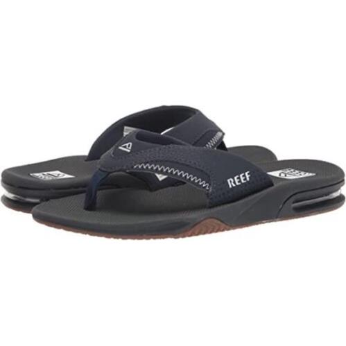 Man Reef Fanning Flip Flop Sandal CI6534 with Arch Support Navy/shadow