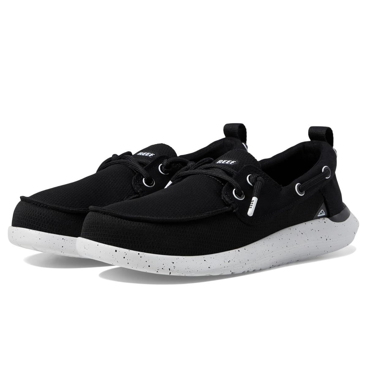 Man`s Boat Shoes Reef Swellsole Pier Black Mesh