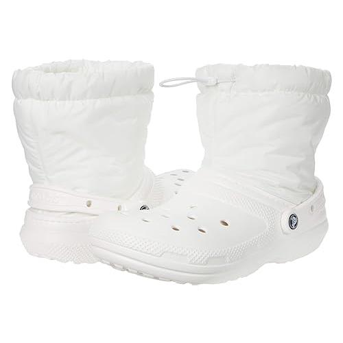 Crocs Classic Lined Neo Puff Boot White/White