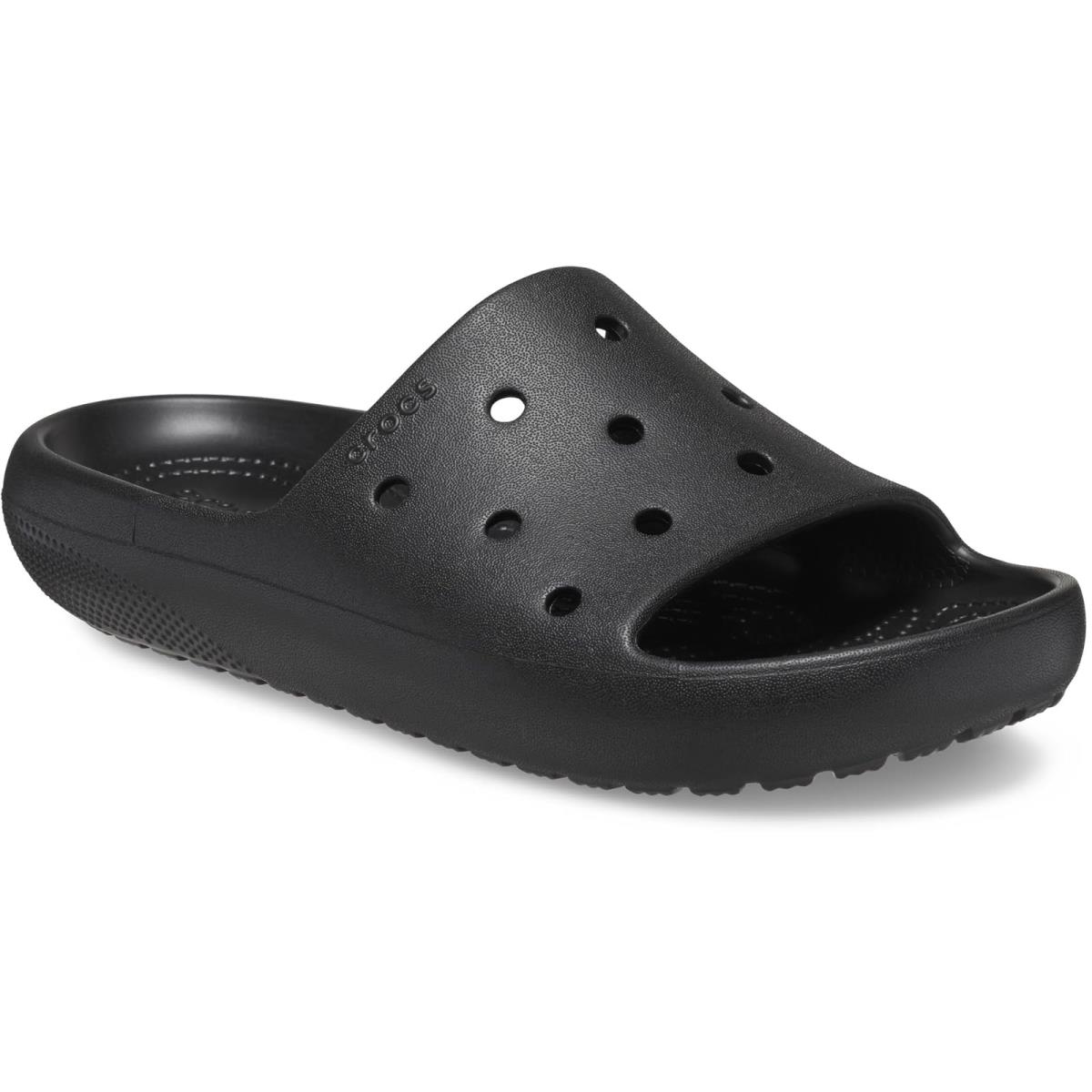 Unisex Sandals Crocs Classic Geometric Slide V2 Black