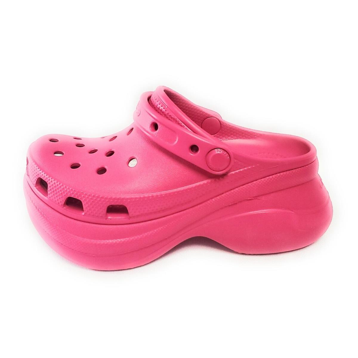 Womens Girls Crocs Classic Bae Clog Candy Pink Slip On Sandals Shoes