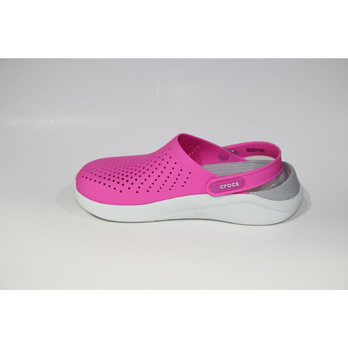 Crocs Literide Clog Memory Foam Insole Unisex Breathable Men`s Size Pink