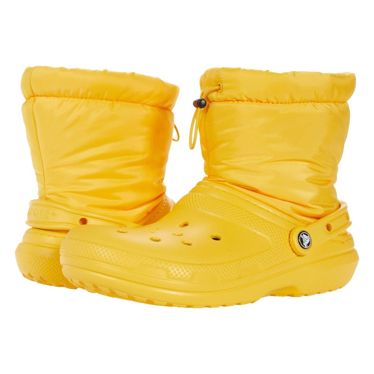 Unisex Boots Crocs Classic Lined Neo Puff Boot Canary/Canary
