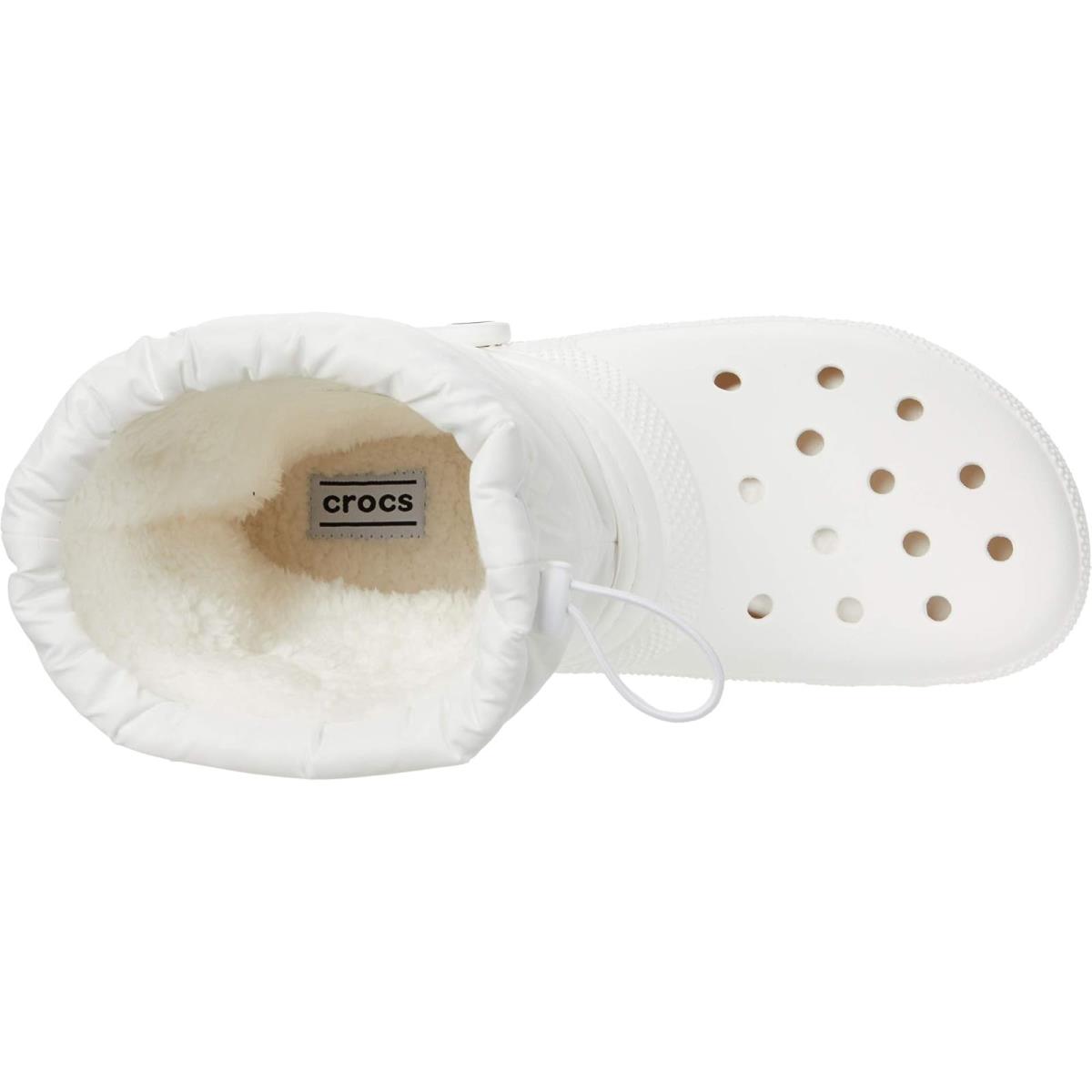 Unisex Boots Crocs Classic Lined Neo Puff Boot White/White