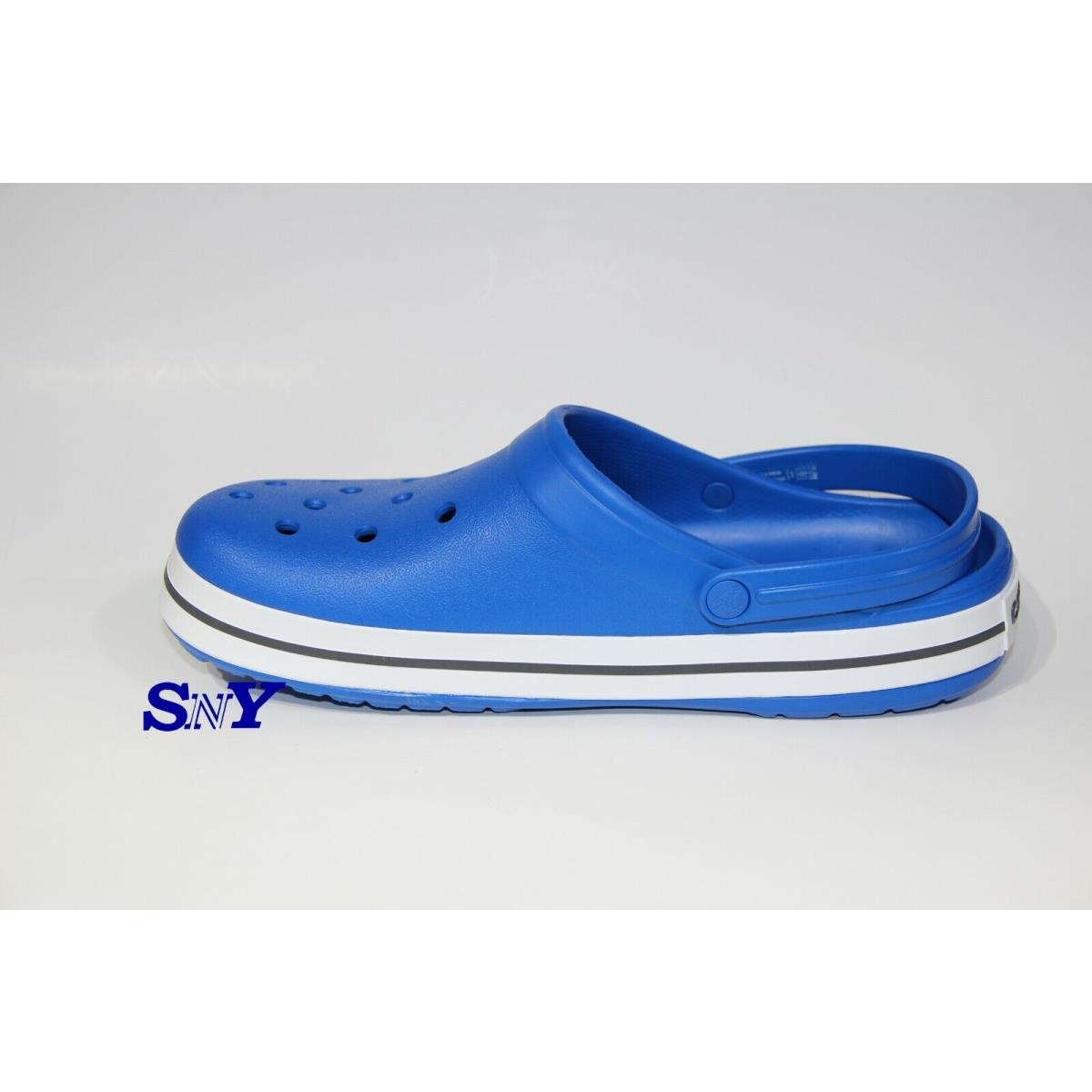 Crocs Crocband Classic Unisex Comfort Shoes Water- Friendly Men`s Size Bright Cobalt