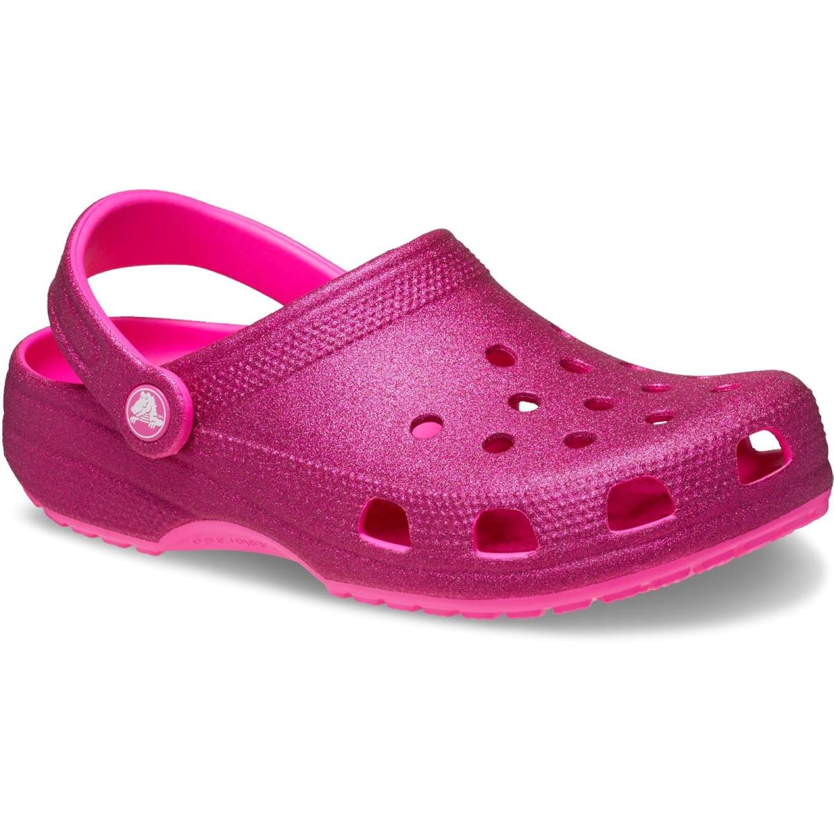 Unisex Clogs Crocs Classic Clog - Glitter Pink Crush