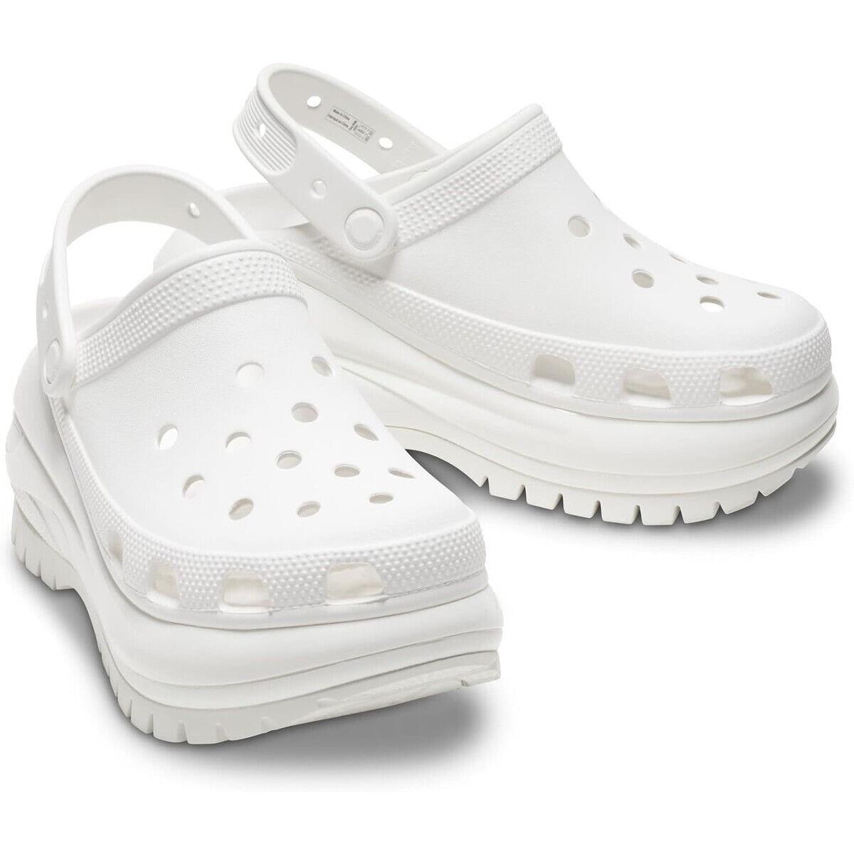 Crocs Women`s Mega Crush Clog 207988 - White