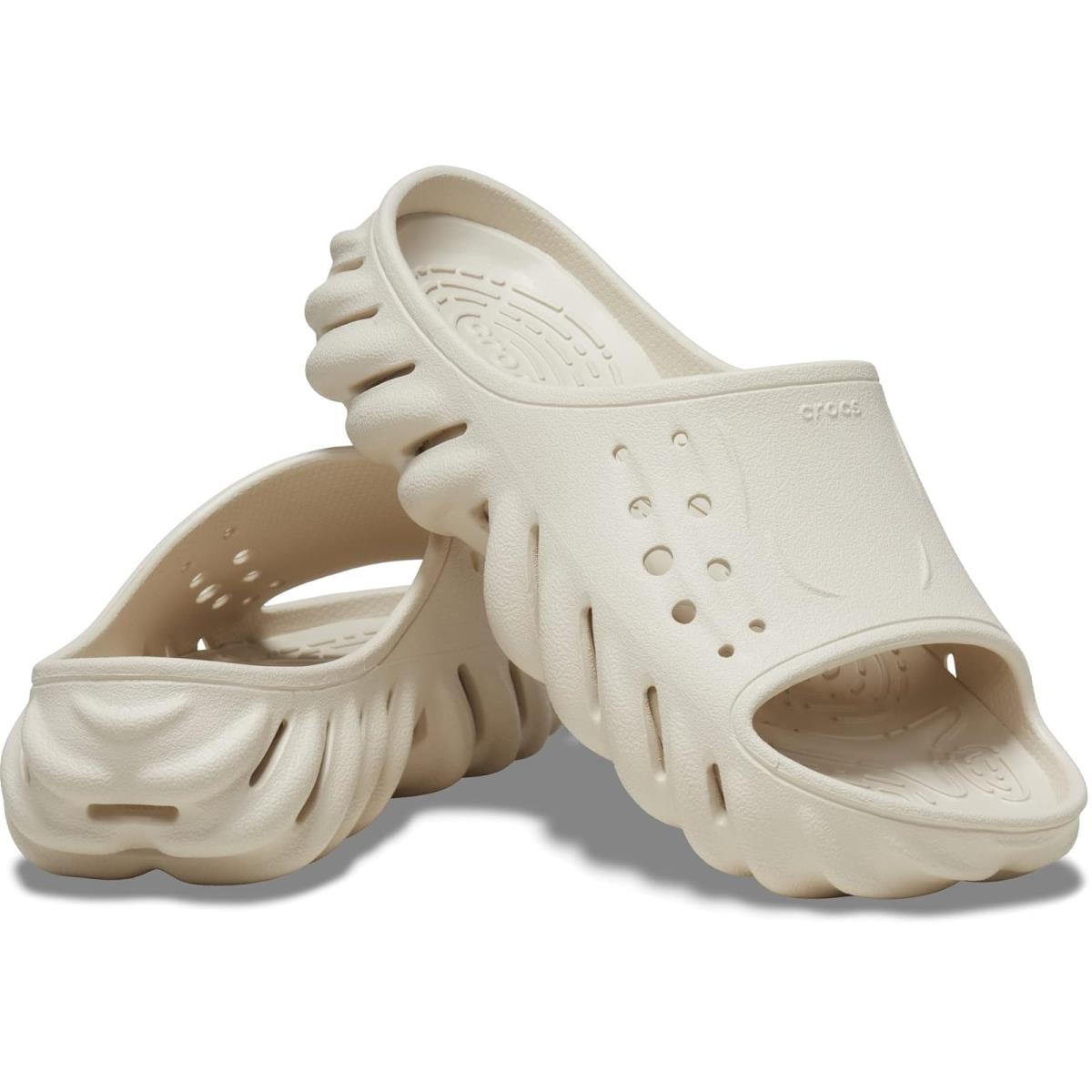 Unisex Sandals Crocs Echo Slide Stucco