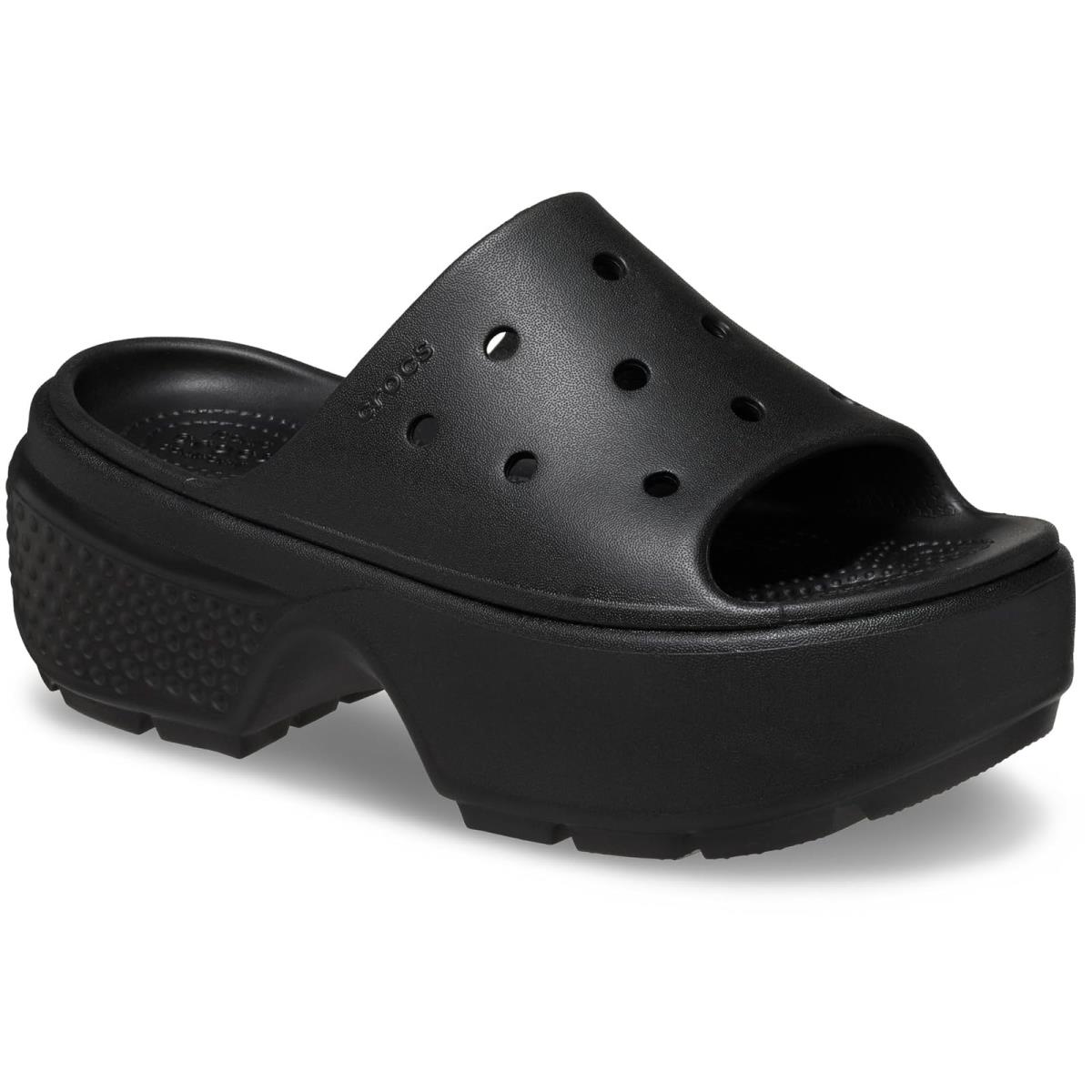 Unisex Clogs Crocs Stomp Slide Black