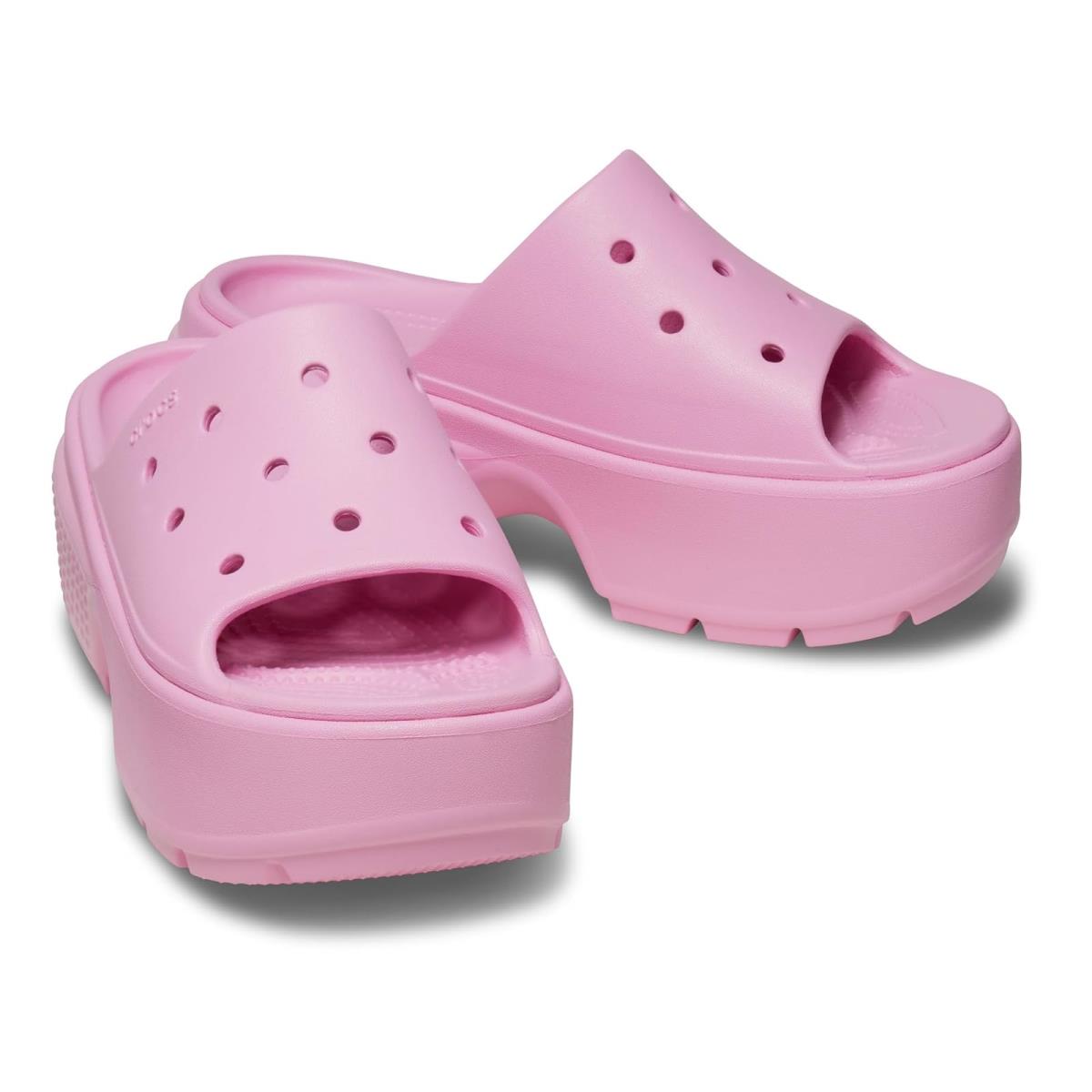 Unisex Clogs Crocs Stomp Slide Pink Tweed