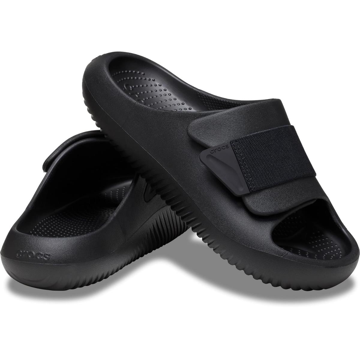 Unisex Sandals Crocs Mellow Luxe Recovery Slide Black
