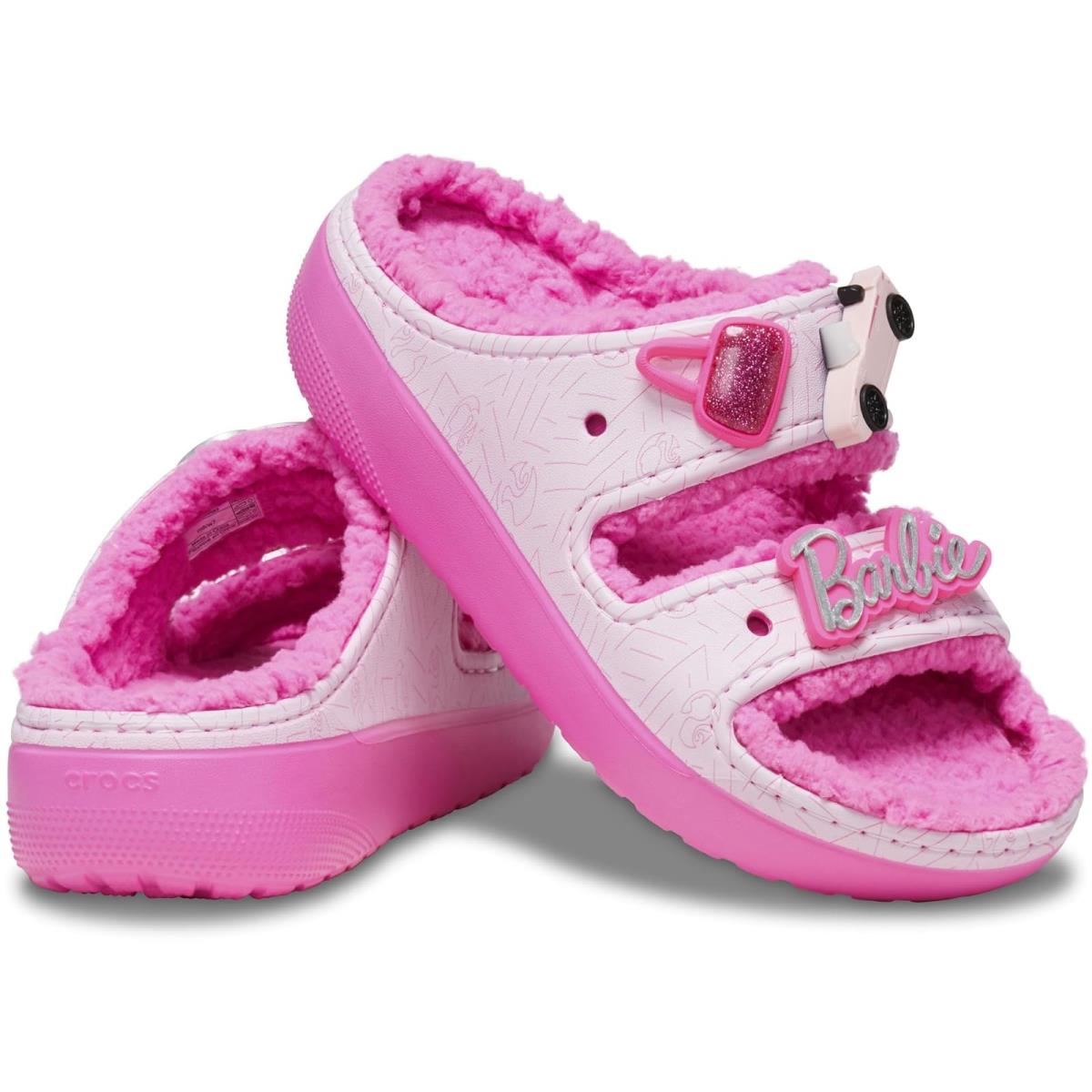 Unisex Sandals Crocs Barbie Cozzzy Sandal Electric Pink