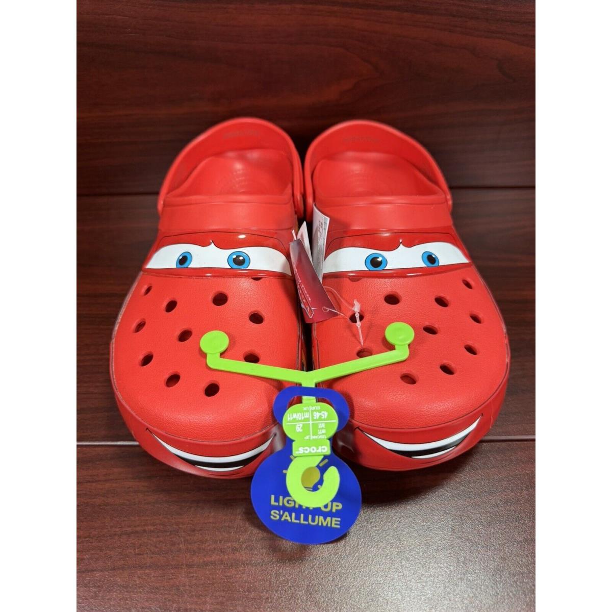 Crocs Classic Clog X `lightning Mcqueen` Light Up Size 7M/9W-13M/15W