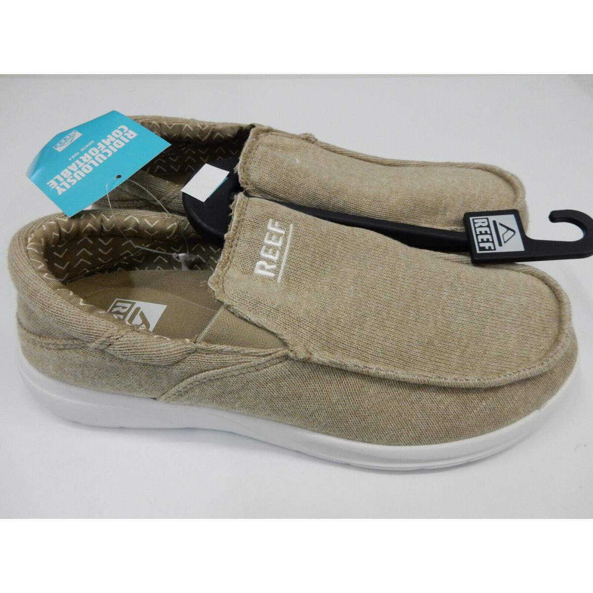 Reef Mens Cushion Coast Slip On Tan 8