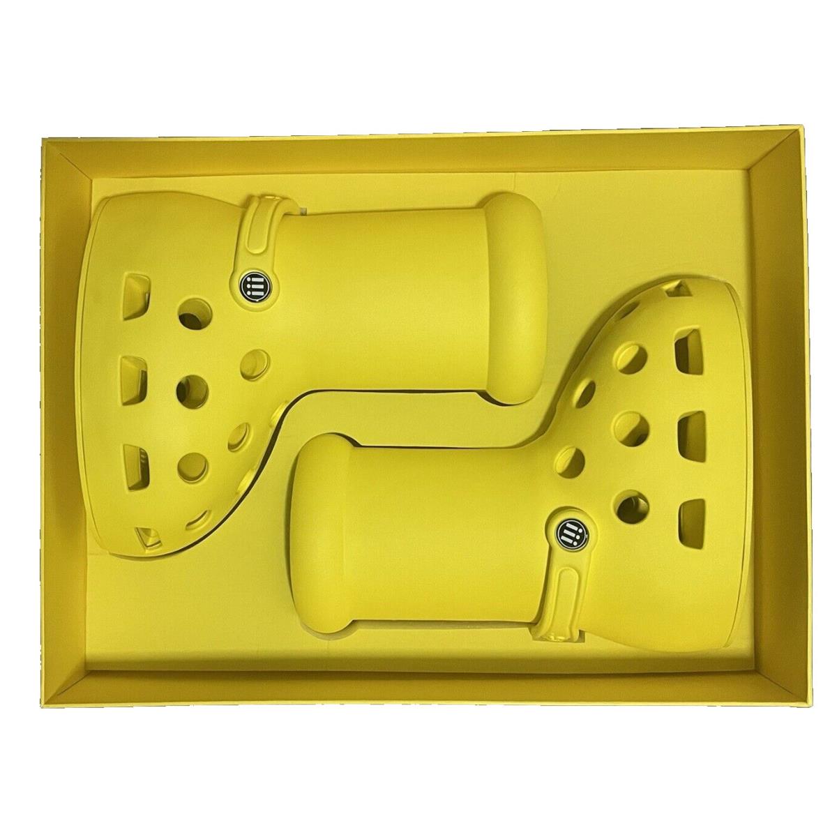 Mschf x Crocs Big Red Boot - Yellow - US Men`s Size 10 MSCHF010-Y