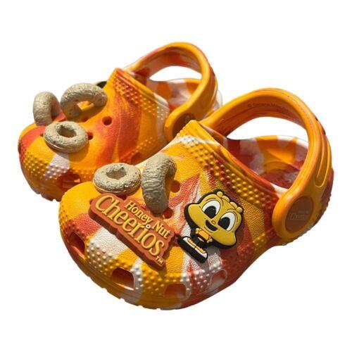 Crocs X Honey Nut Cheerios Clog Shoe Orange - Size 4C C4 - Kid Child Baby