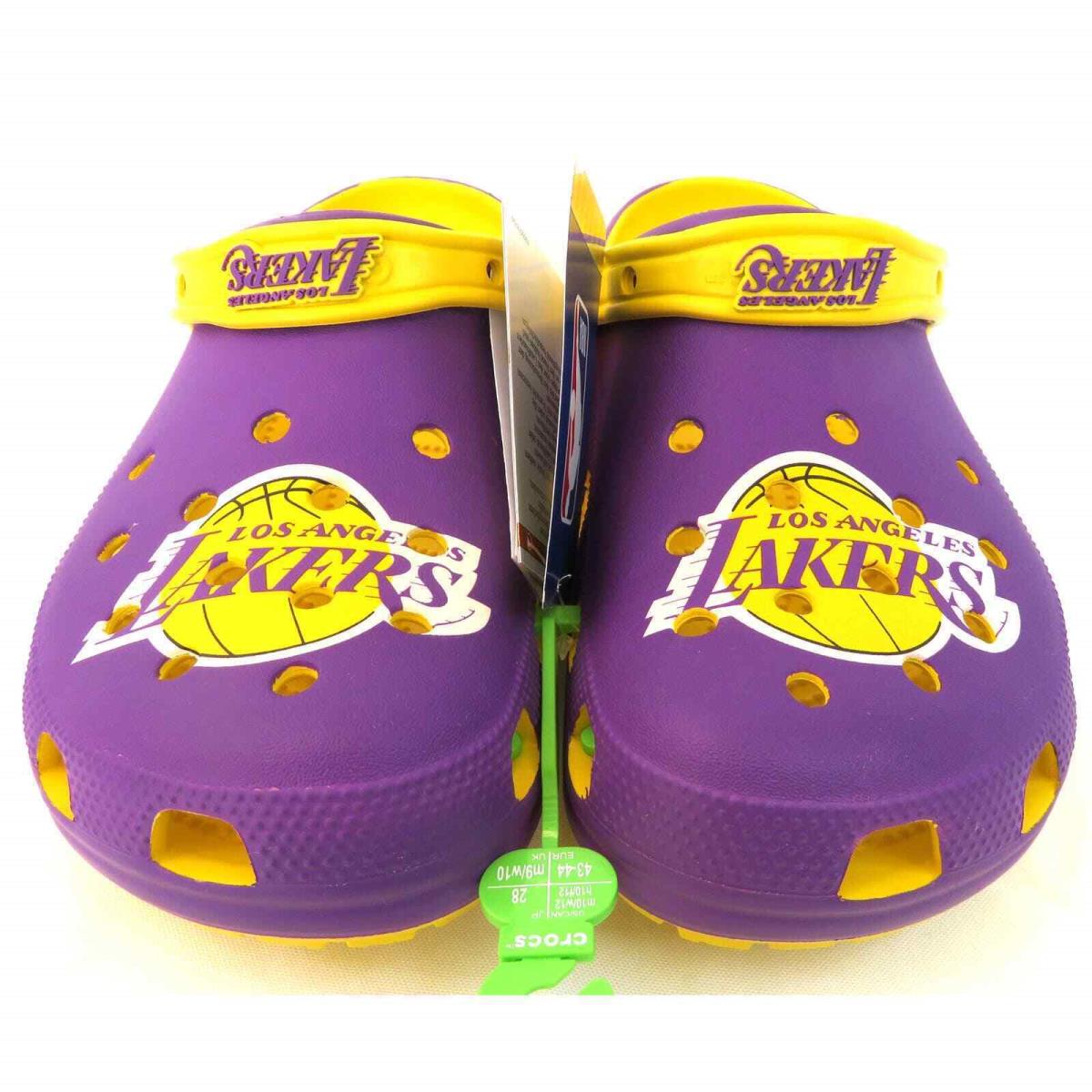 Crocs Nba Los Angeles Lakers Classic Clogs Men Sz 11