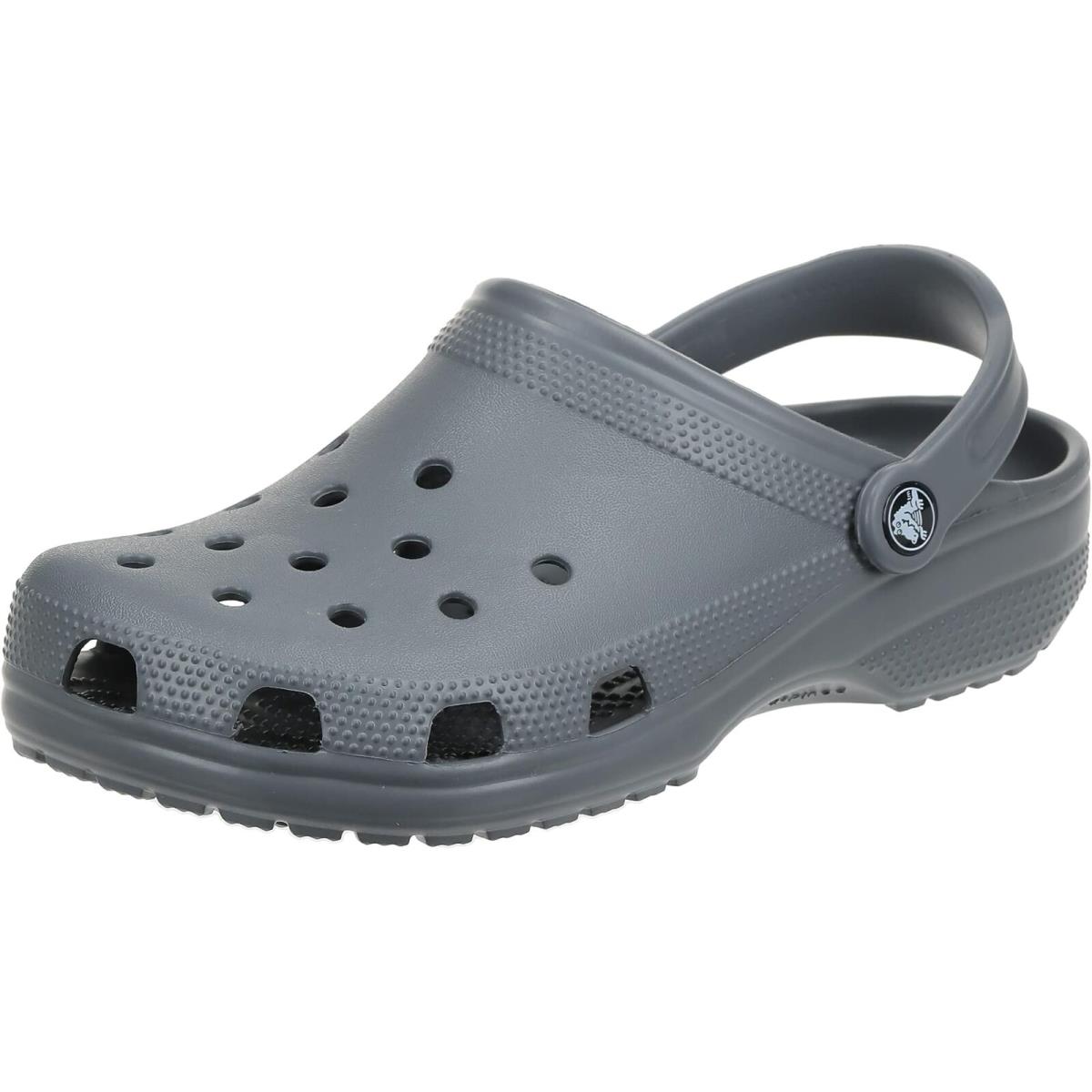 Crocs Unisex Adult Classic Clogs Color:gray Size:M10W12