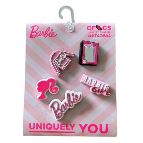 Barbie Crocs Jibbitz Charms 5 pc Set Crocs + Track