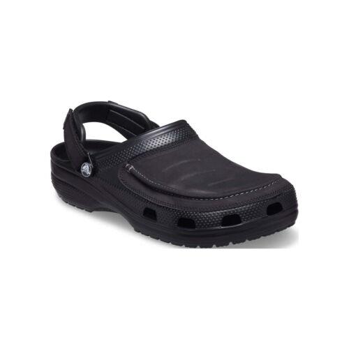 Crocs Men`s Yukon Vista II Clog Slides Black Size M10/W12