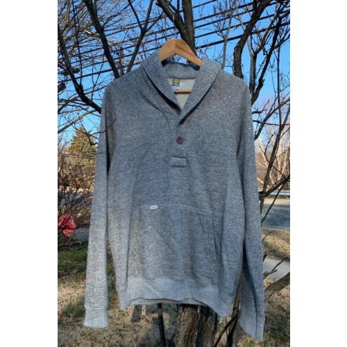 Reef X H.d. Lee Shawl Fleece Pullover Sweatshirt. Size Medium Made In Usa