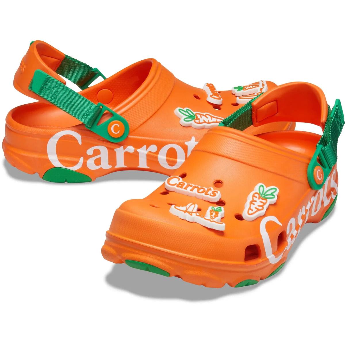 Crocs X Carrots Collab All Terrain Casual Orange 207266-810 Limited sz 10