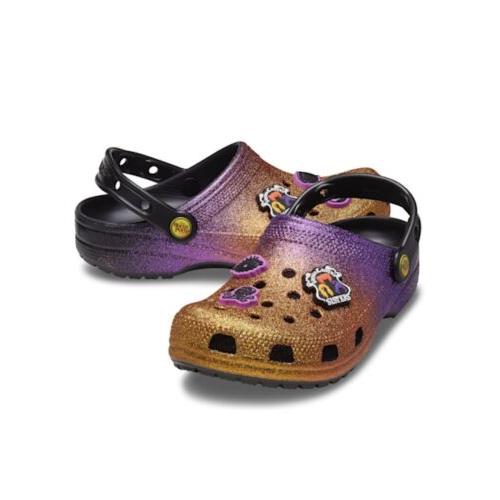 Disney Hocus Pocus Crocs Classic M8/W10 Clogs W/jibbitz Halloween