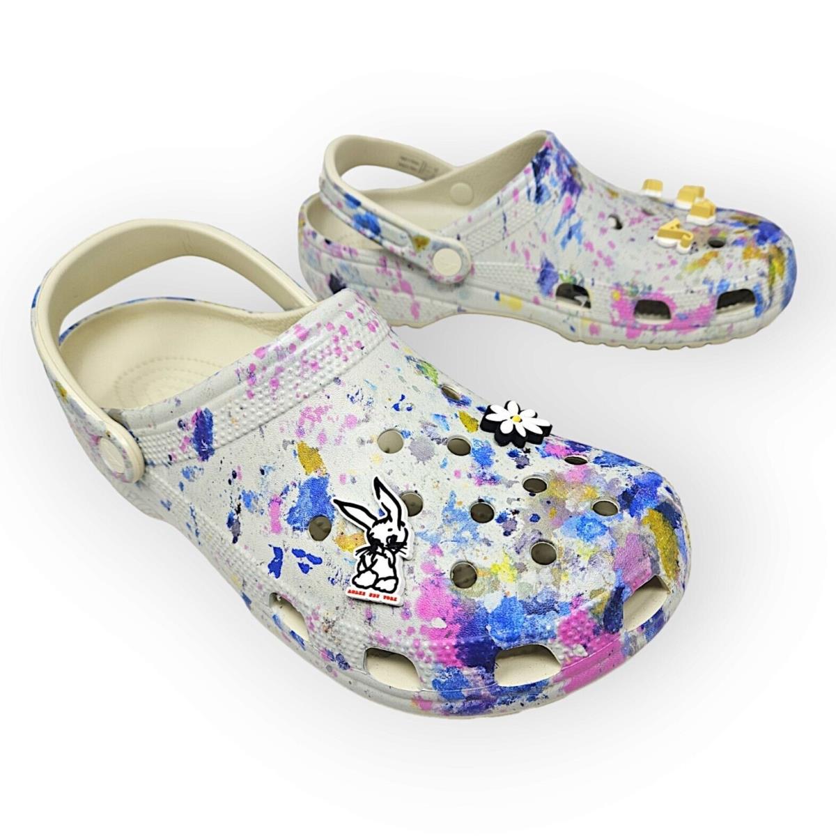 Awake NY x Crocs Classic Clog Paint Drip Multi 207943-90H - Men 10 Wom 12