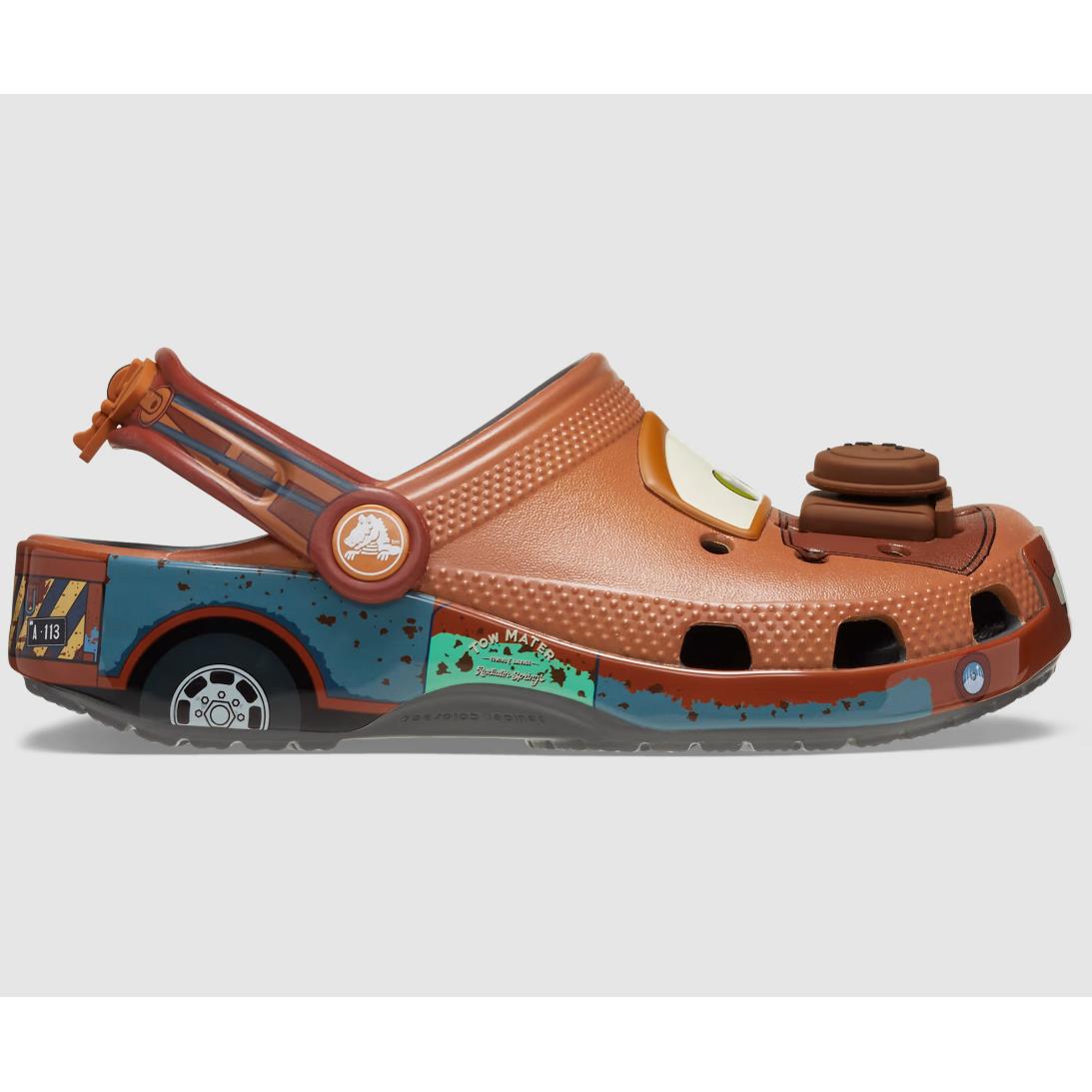 Crocs Kids Classic Disney and Pixar Cars Mater Clog Size: J3 - Slate Grey
