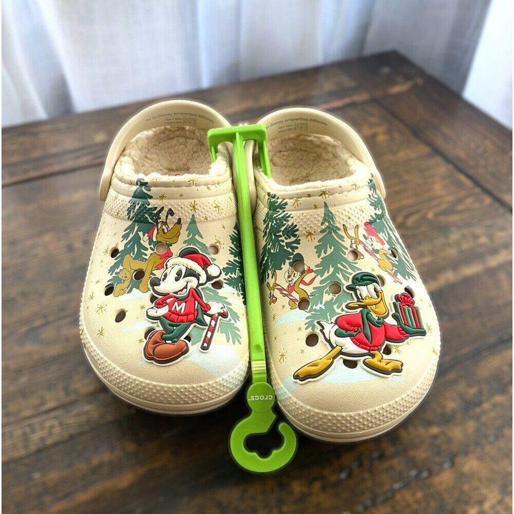 Mickey Mouse and Friends Holiday Clogs For Adults by Crocs Size M 6 W 8