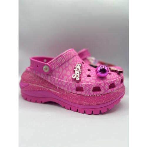 Barbie x Crocs Mega Crush Clog Electric Pink 209244-6QQ Size Men s 6/Women s 8