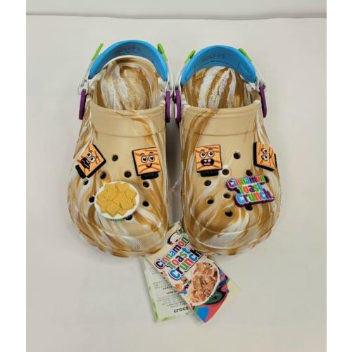 Crocs Clogs Cinnamon Toast Crunch Limited Edition Chai White Kids Junior Size J3