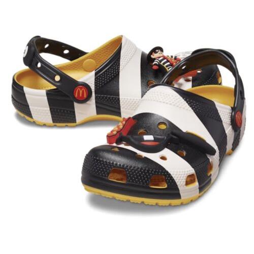 Hamburglar Crocs Classic Clog Men Sz 10 Women Sz 12 Limited Ed Gift Mcdonald`s