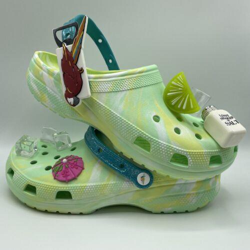 Margaritaville X Crocs Jimmy Buffet Classic Clog Shoes US Mens 12 Eur 46-47