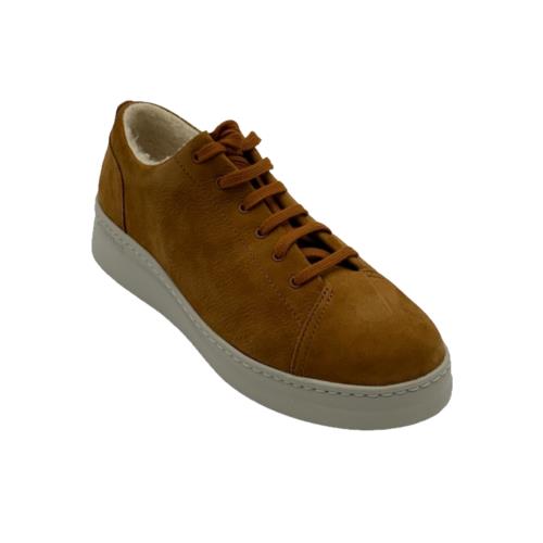 Camper Leather Lace-up Sneakers Runner Up Medium Brown - Brown