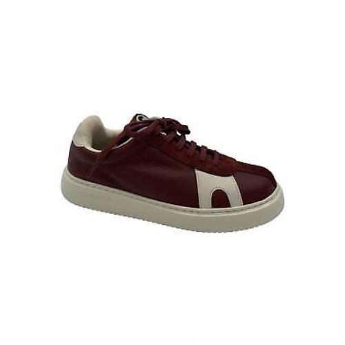 Camper Leather Lace-up Sneakers Runner K21 Garnet - Red