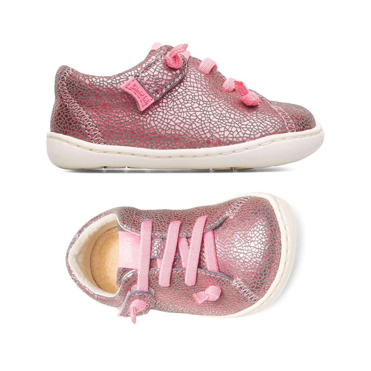 Camper Toddlers Sneakers Peu Elastic Lace Kids Shoes Pink / -