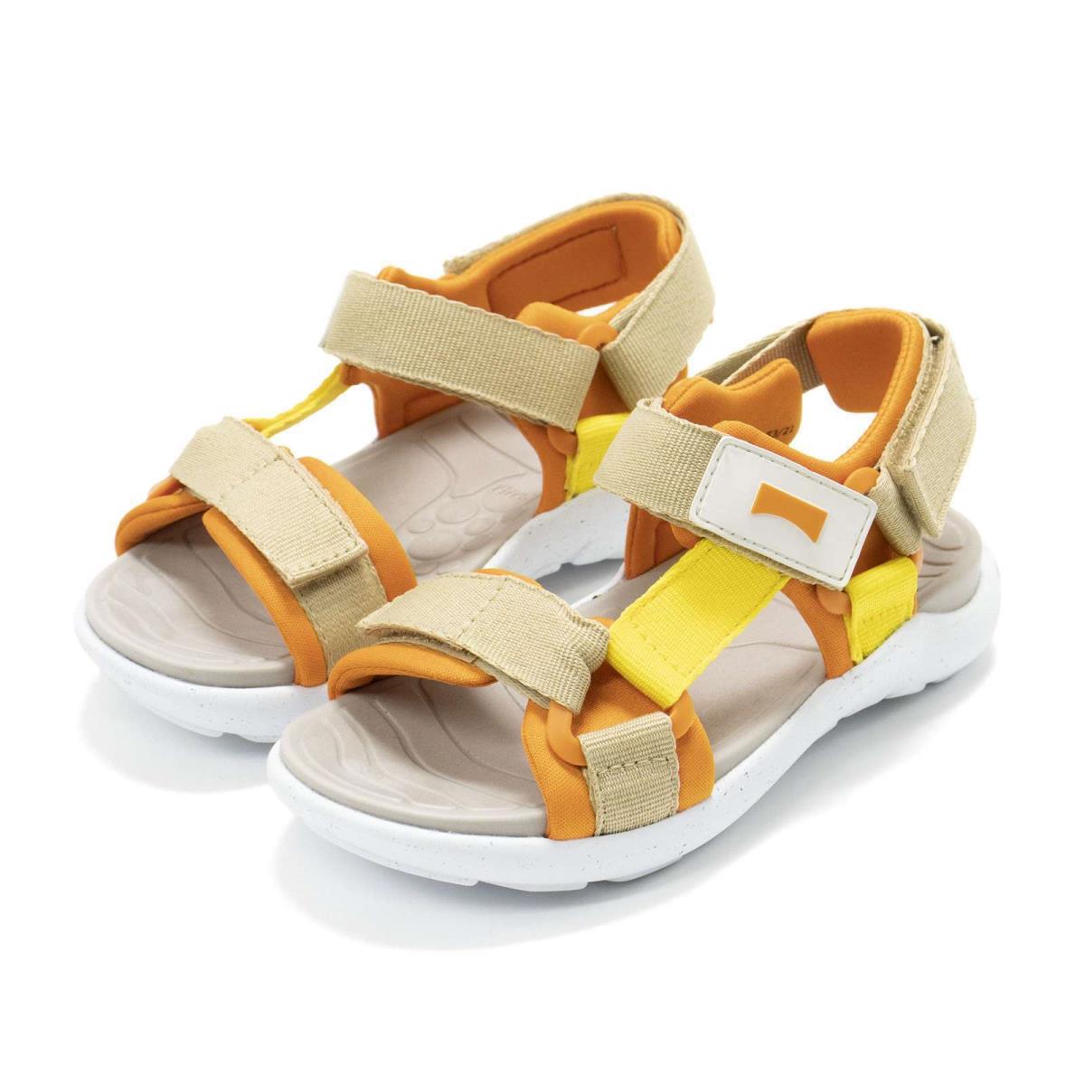 Camper Boy`s Girl`s Wous Kids Slingback Strap Sandals Orange