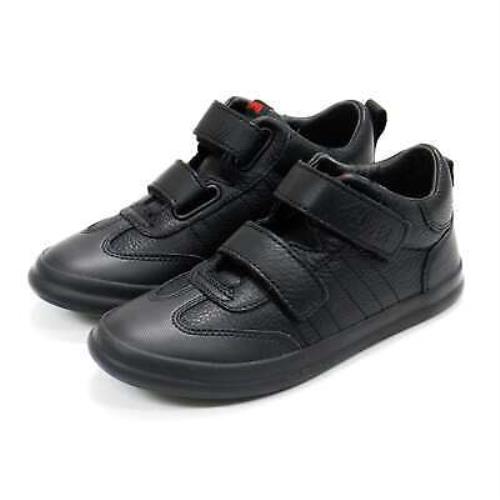 Camper Boy`s Girl`s Pursuit Kids Casual Leather Sneakers Black