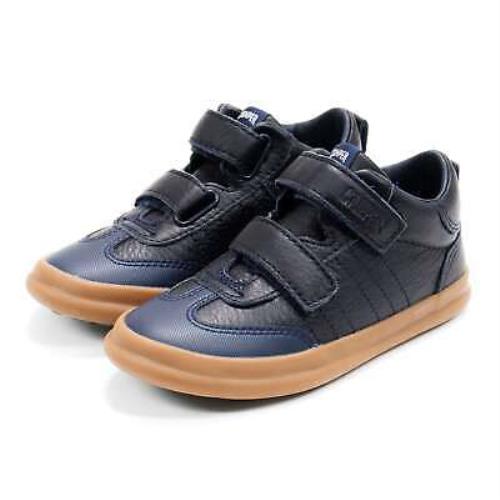 Camper Boy`s Girl`s Pursuit Kids Casual Leather Sneakers Blue