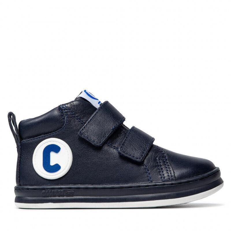 Boys Camper Runner Four High Top Leather Sneaker Kids Shoes Blue